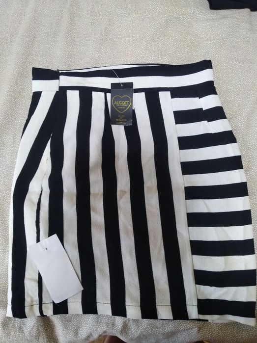 Летняя юбка в полоску миди Alcott