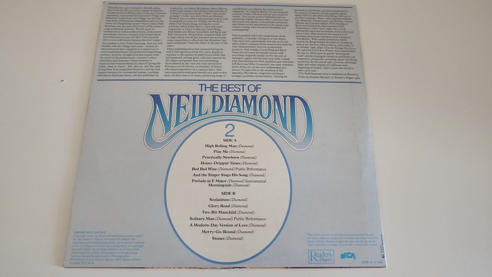 Vinil quádruplo "The Best of Neil Diamond"