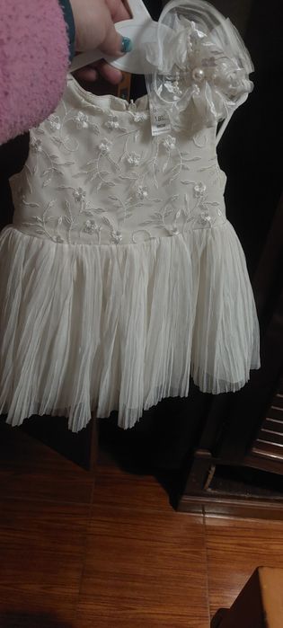 Vestido de batizado criança e cerimónia