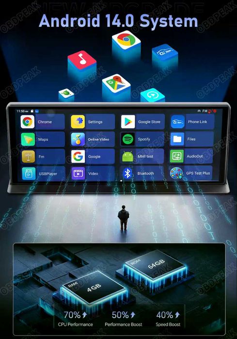 Програвач, Карплей, Андроїд К60 Pro з реєстратором 4/64 Гб