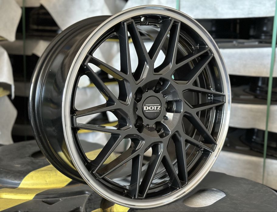 NOWE ORYGINALNE felgi aluminiowe DOTZ TANAKA DARK POLISHED LIP 18” | 5x108 | 8J | ET45 | MADE IN GERMANY