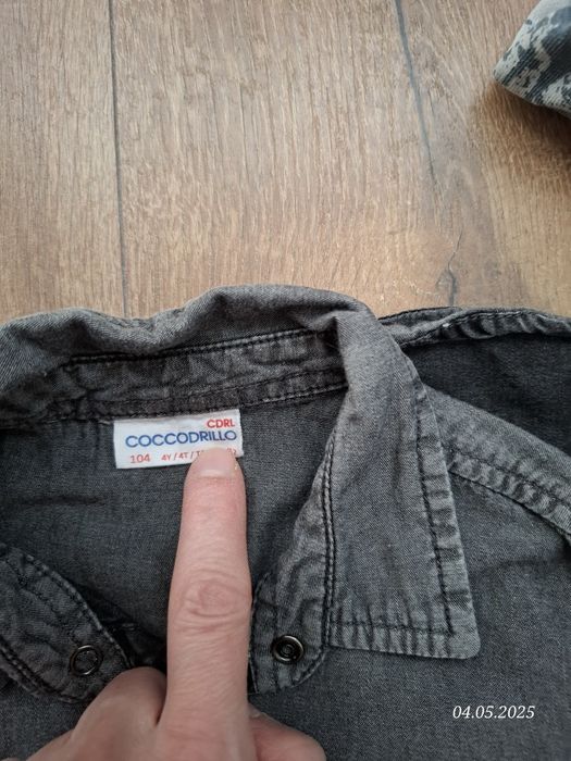 Dresy Cocodrillo chłopięce 104 + koszula z kołnierzykiem
