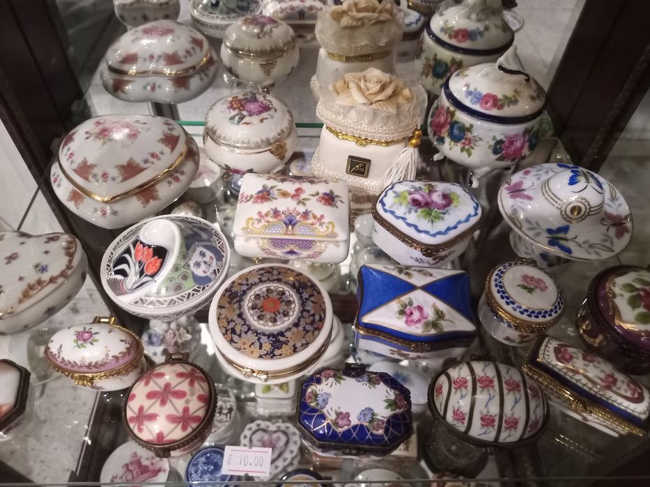 Caixinhas antigas guarda jóias