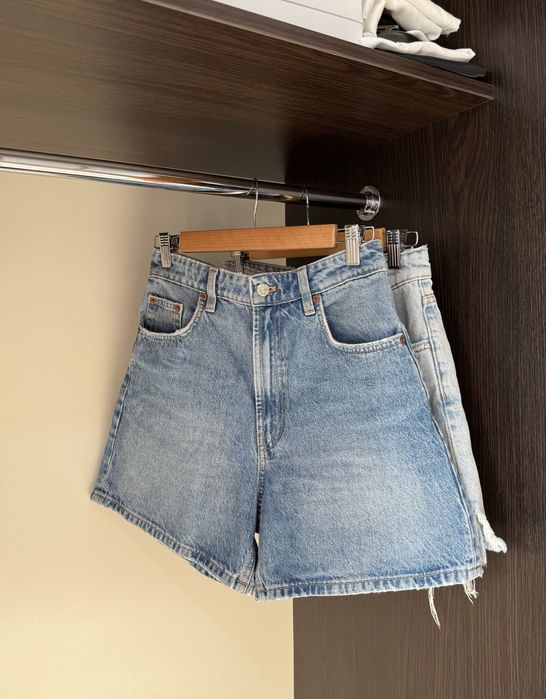 Базові сині шорти Zara