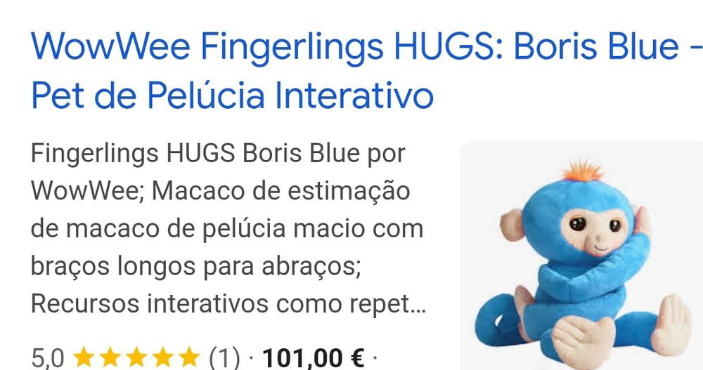 Fingerlings HUGS Boris
