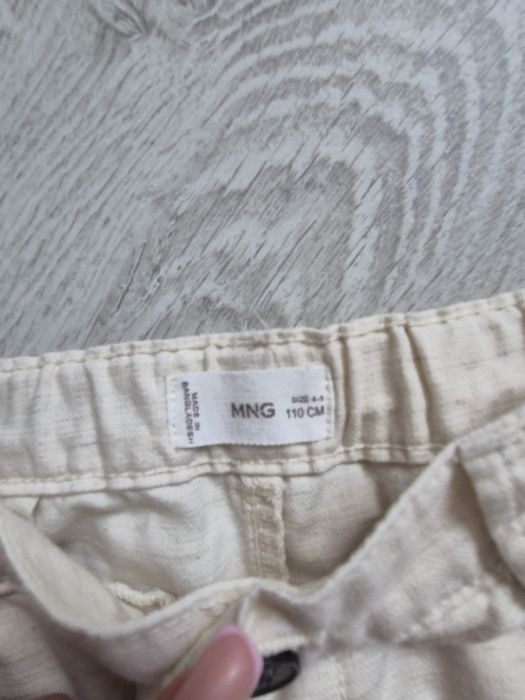 Cieniutkie lniane spodnie