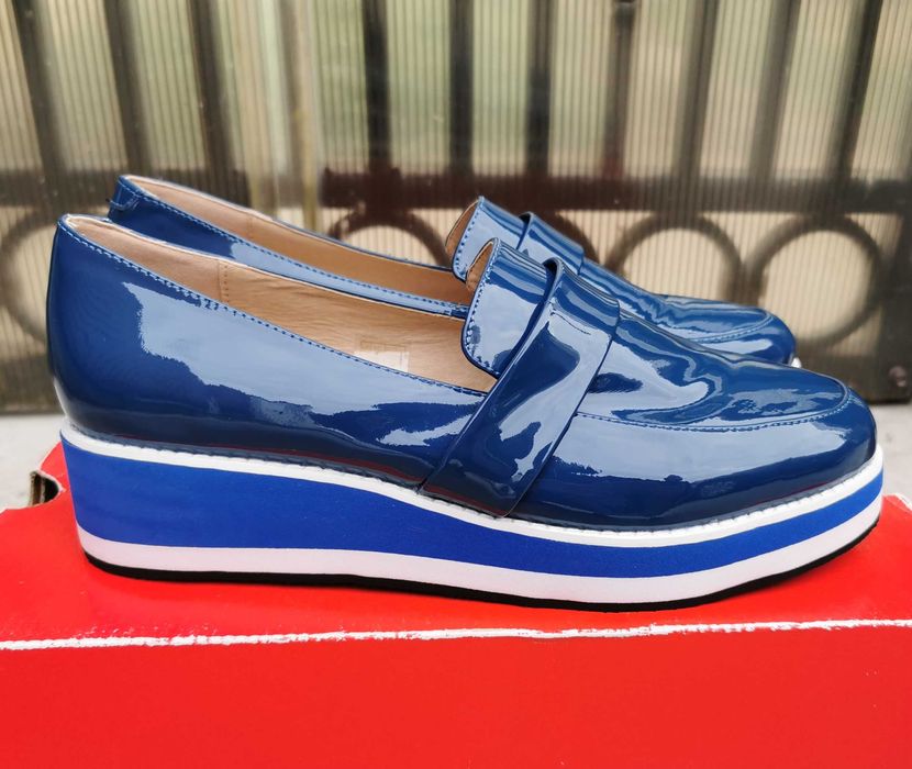 Кожаные лоферы мокасины балетки туфли Heine 41 р.