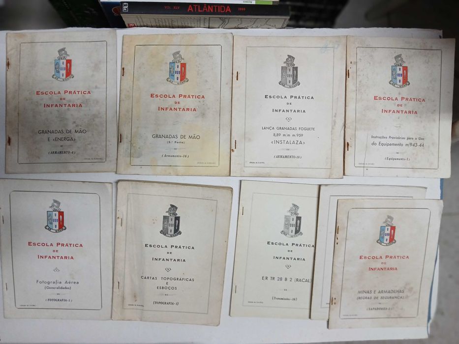 guerra colonial /do ultramar - manuais da Escola Prática de Infantaria