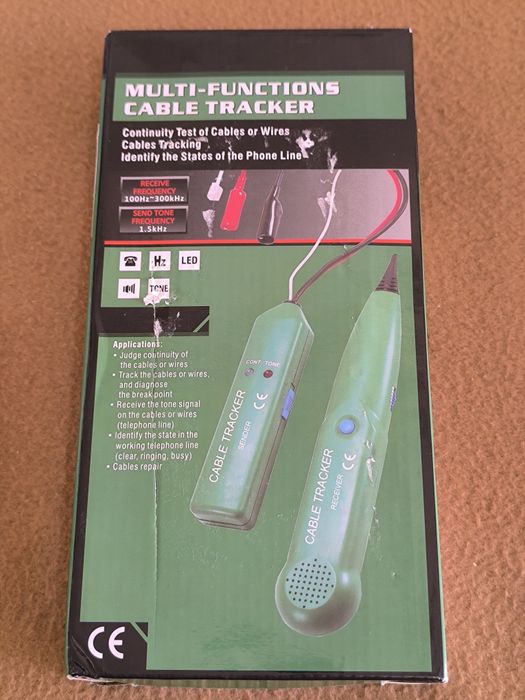 Rastreador de cabos multifunções