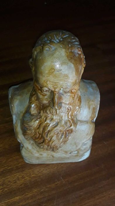 Busto de Guerra Junqueiro em Gesso Patinado