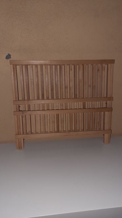 Escorredor de louça em bambu novo