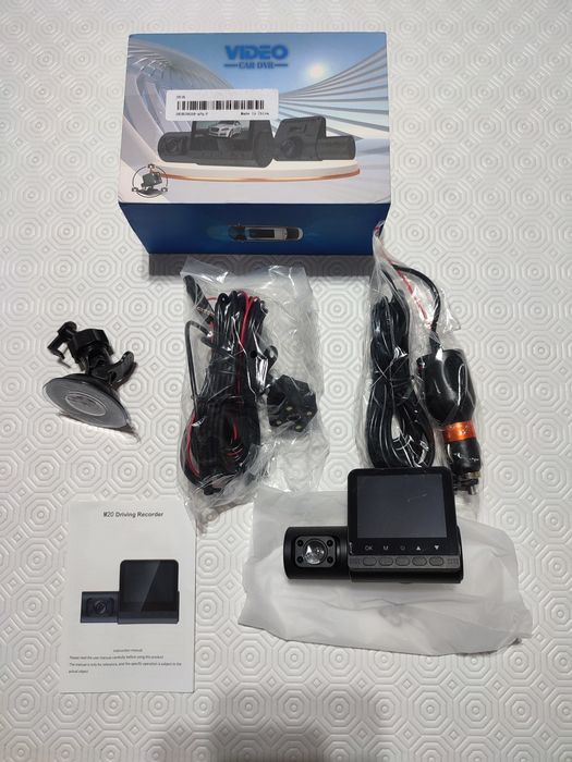 3 Câmeras p gravar na Condução e Estacionamento 1080P  DVR Visão notur