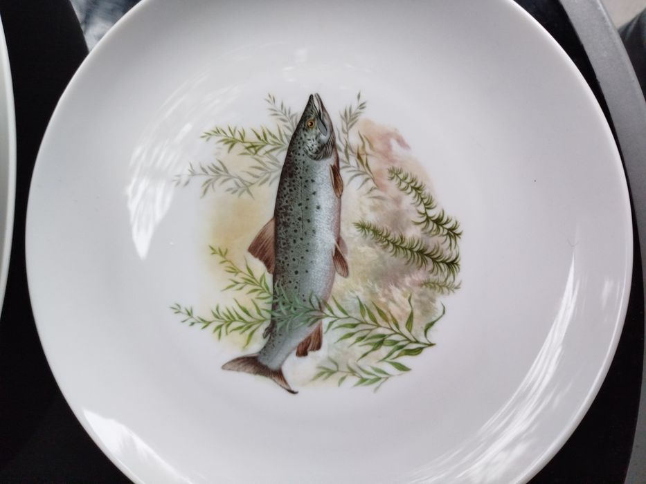 Porcelanowy zestaw do serwowania ryb