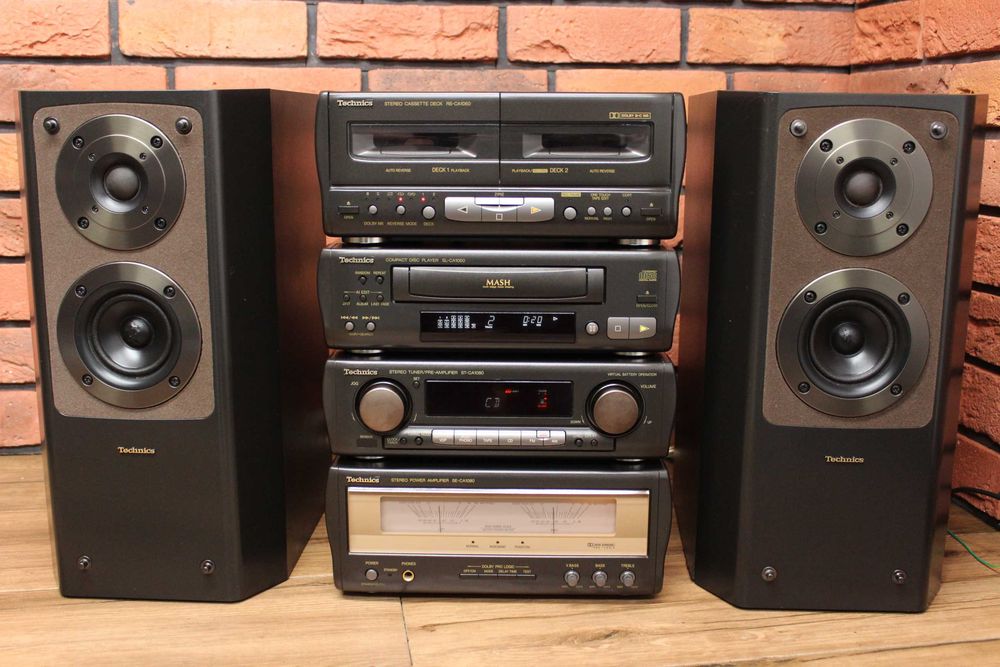 ‼️ Wieża Technics 1060 / 1080 ‼️ Topowa 4 segmenty + Kolumny ‼️