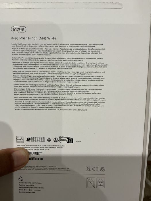 IPad pro de 11 polgadas ( M4) 512 GB