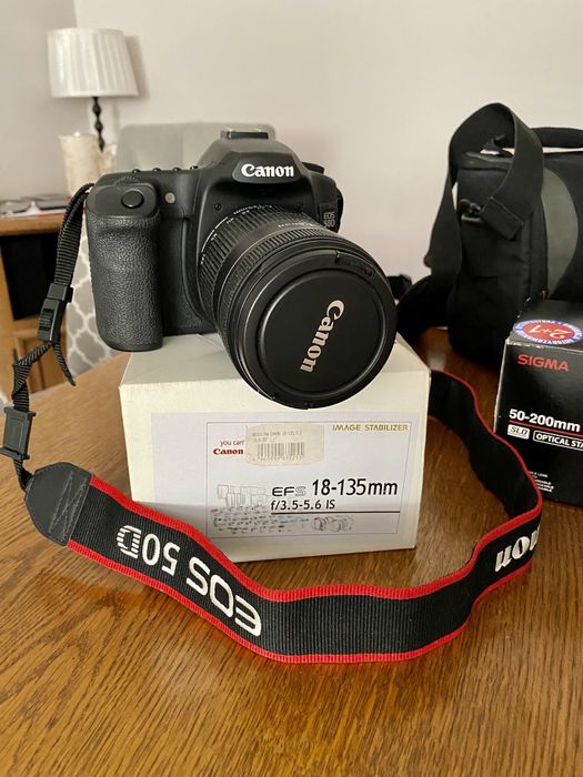Zestaw fotograficzny półprofesjonalny Canon 50D