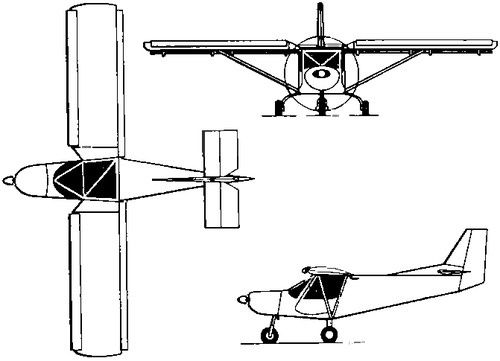 Samolot Stol CH701 projekt