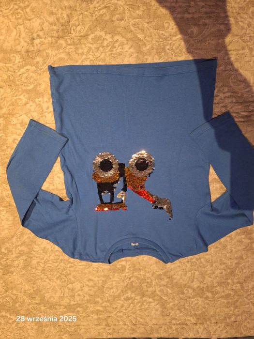 Koszulka z długim rękawem traktor 116 cm