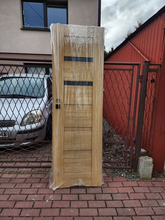 Drzwi  artens etna nero dąb piaskowy 40 lewe