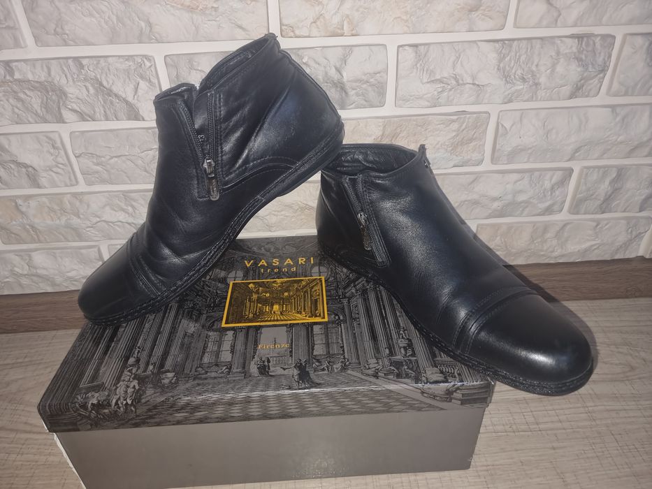 Шкіряні чоловічі зимові черевики Vasari Trend (оригінал), розмір 40