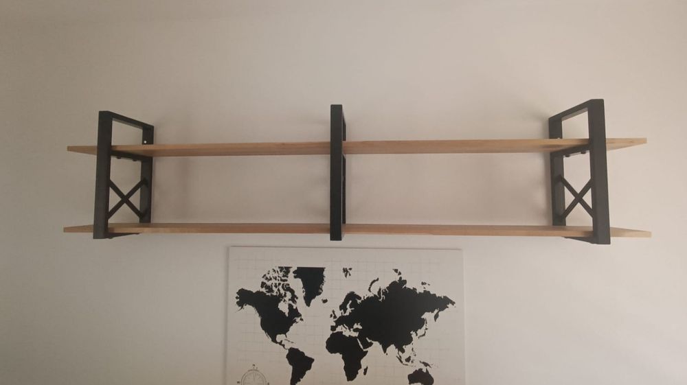 Stylowa półka loftowa