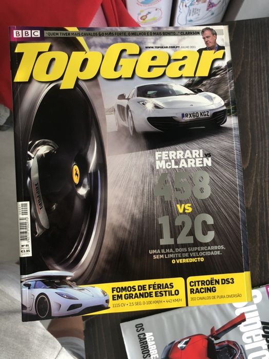 Colecção revistas Top Gear primeiros 38 números Português