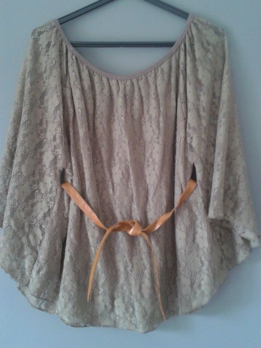 Lace Top with Belt