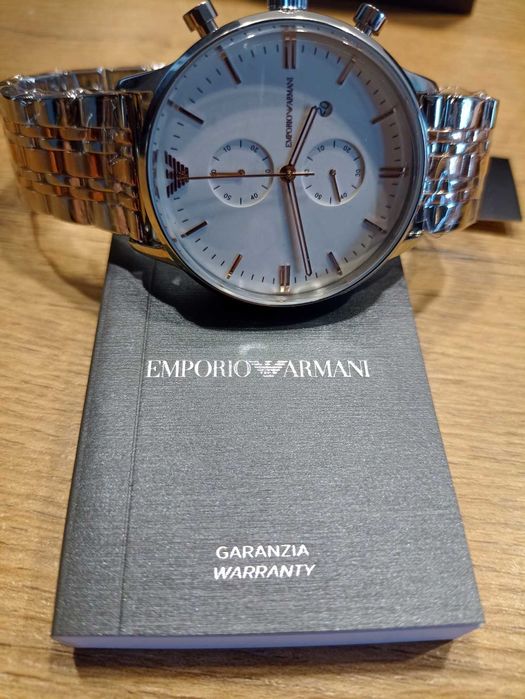 Zegarek (nie noszony) Emporio Armani chronograficzny