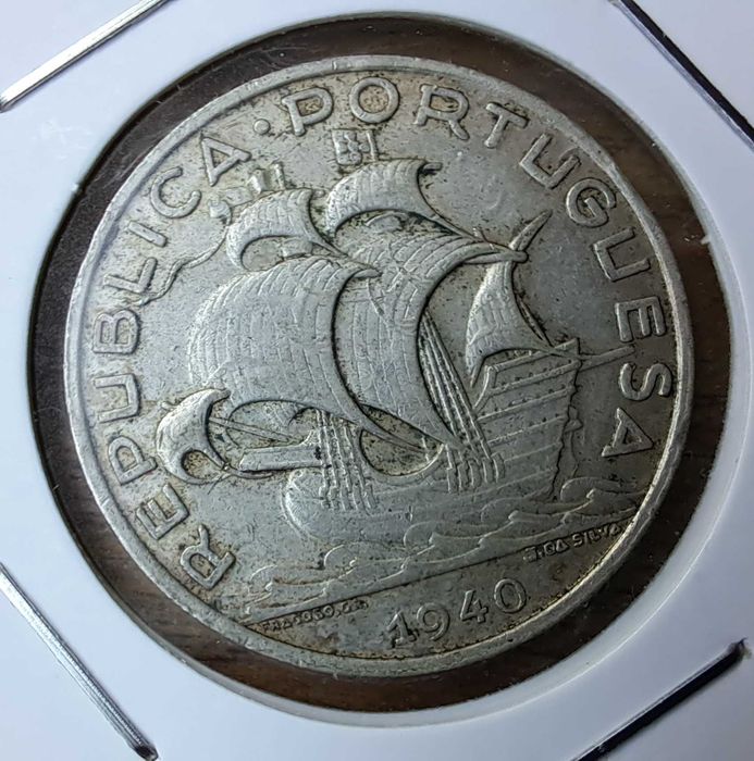 Moeda de 10$00 1940, em prata