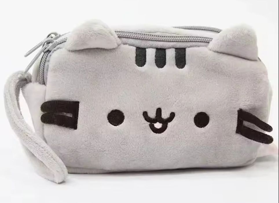Пенал pusheen, плюшевий пенал м'який пенал сумка пушин Pushen cat