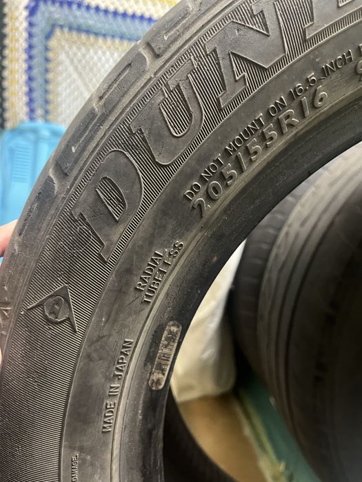 Комплект гуми ЛІТО Dunlop 205/55/R16 Японія
