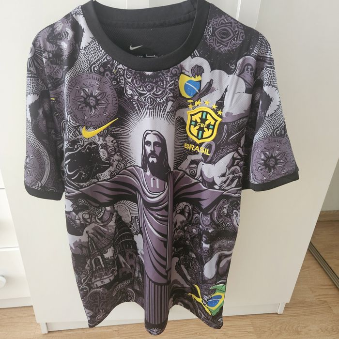 Nike Koszulka Brazylii  z Jezusem