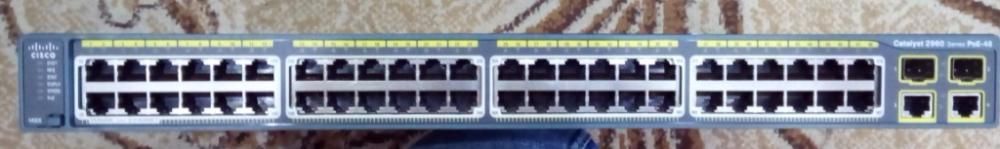 Przełącznik zarządzalny Cisco WS-C2960-48PST-L PoE