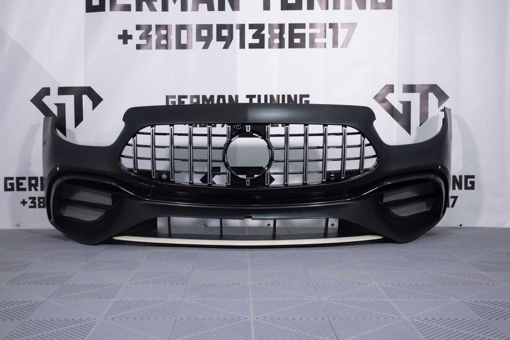 Комплект обвісу Mercedes W213 стиль E63 AMG обвес передній бампер дифузор амг в213