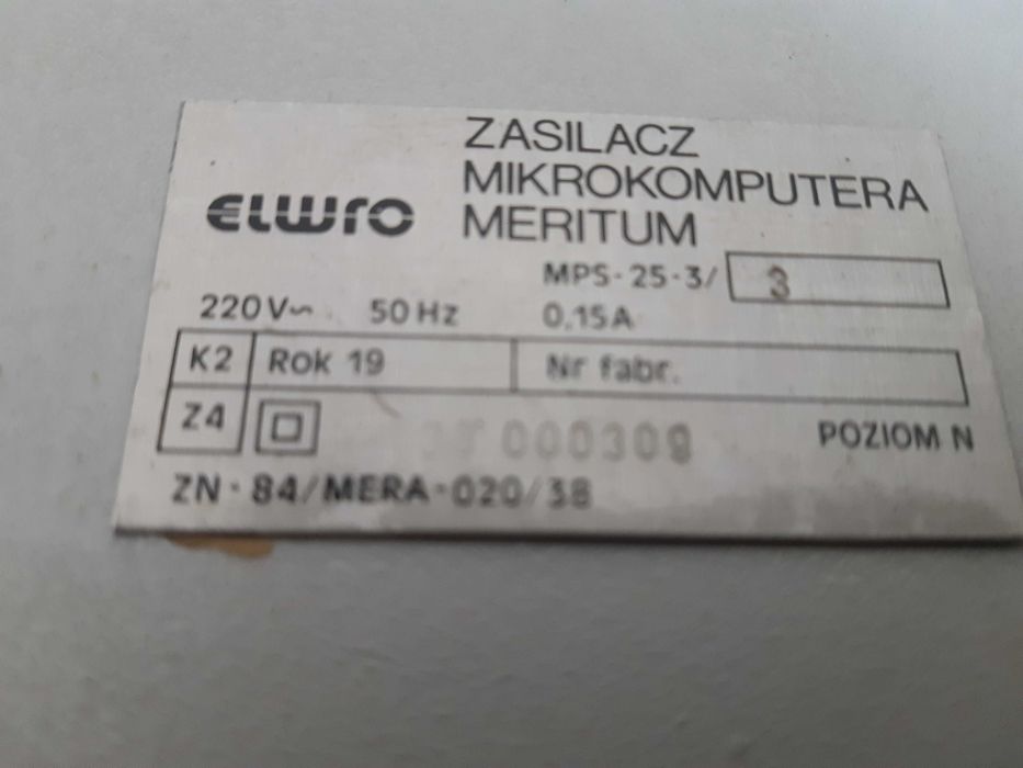 Komputer Meritum I i Meritum II z PRL