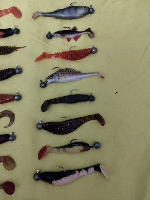 Силіконові приманки. 95%нові