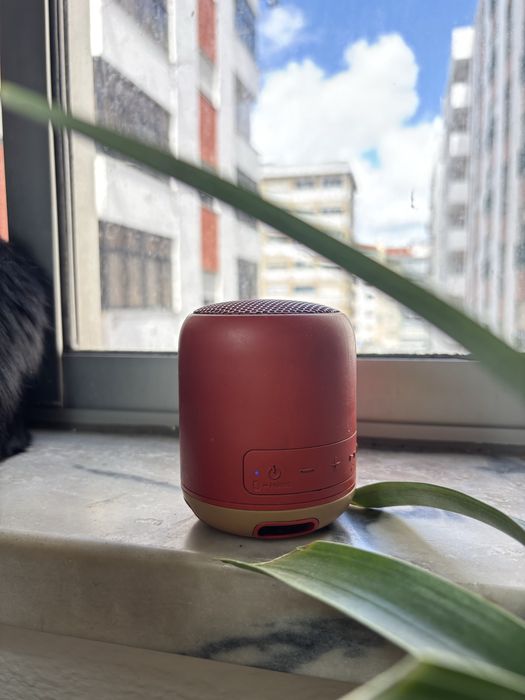 Coluna Bluetooth Sony SRS-XB12 vermelha