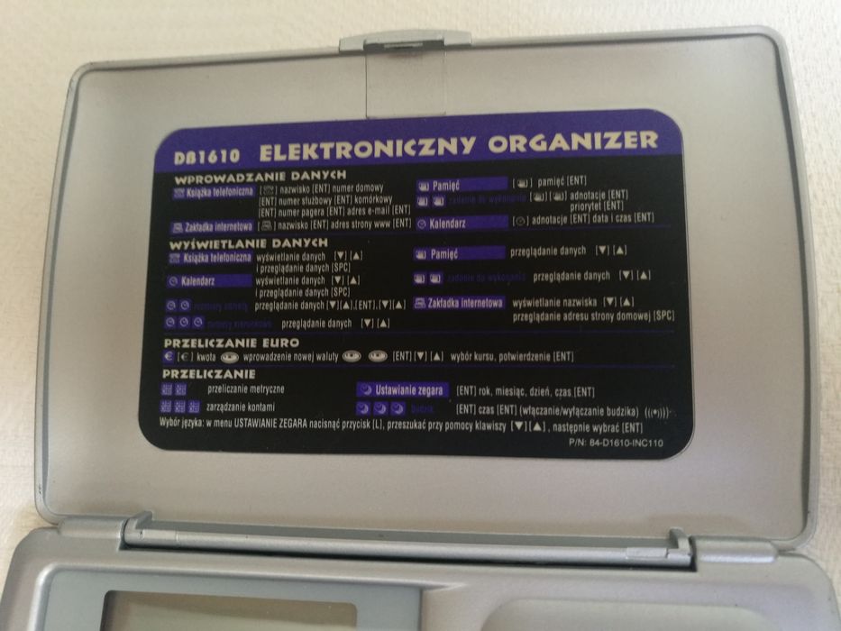Elektroniczny organizer G -LAB
