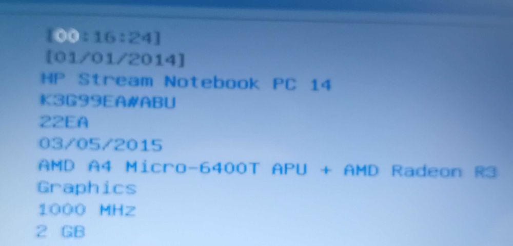 (6) laptop HP 14 z002na