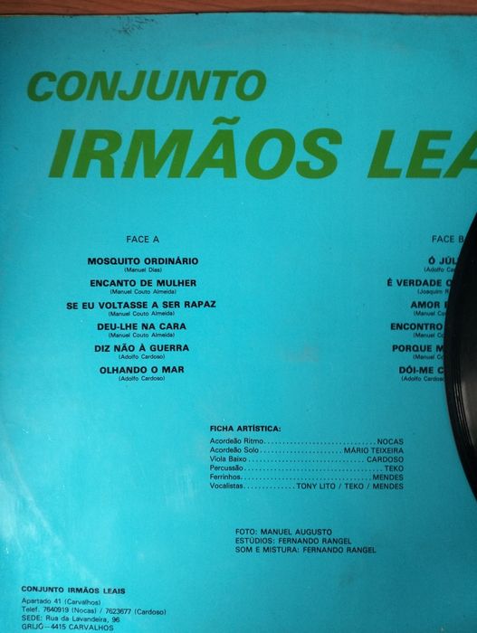 Disco de vinil LP Conjunto Irmãos Leais