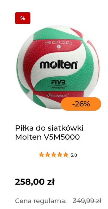 Piłka Molten V5M5000