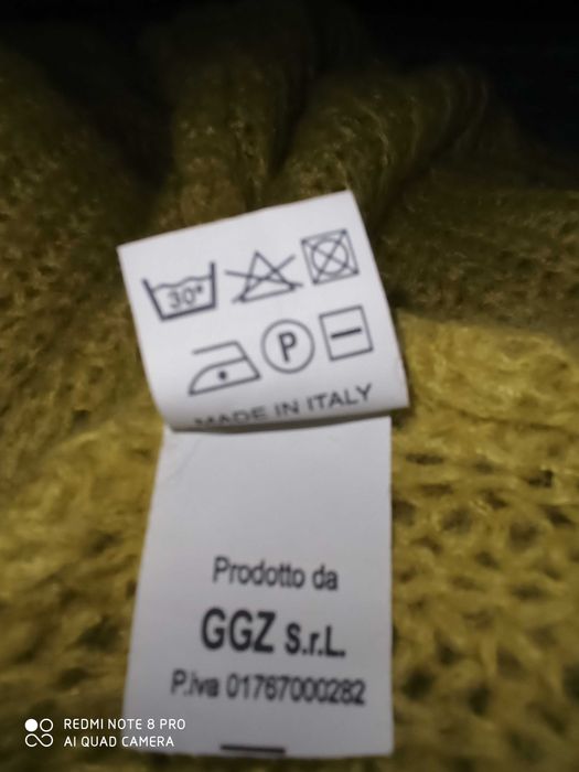 Vintage sweterek z wełną