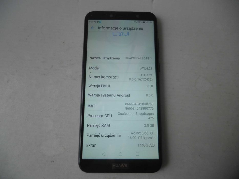 Huawei Y6 2018 bez simlocka