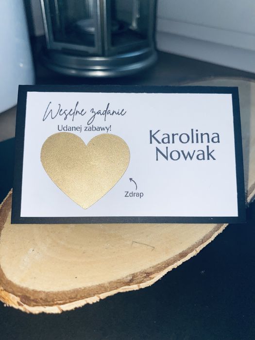 Zdrapki weselne- winietki 2 w 1