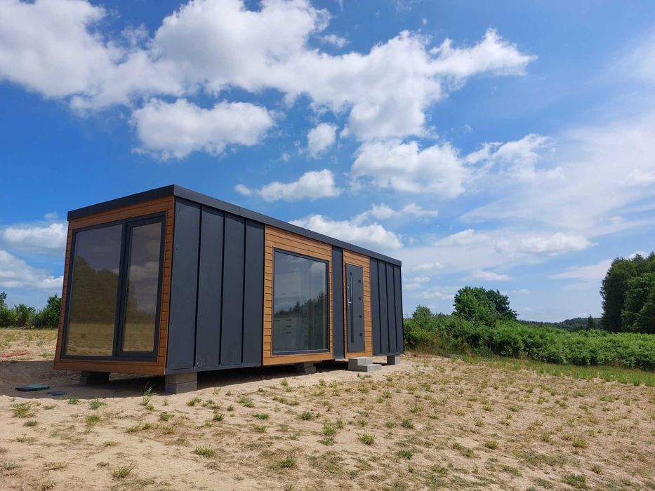 Dom modułowy, kontener mieszkalny, ocieplony wykończony - 22m2