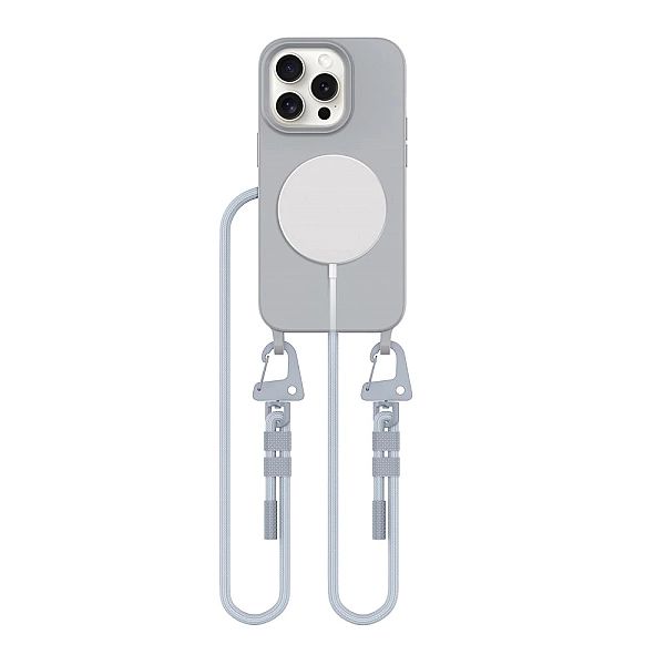 Tech-Protect Magnecklace Magsafe Iphone 14 Pro Crayon Grey