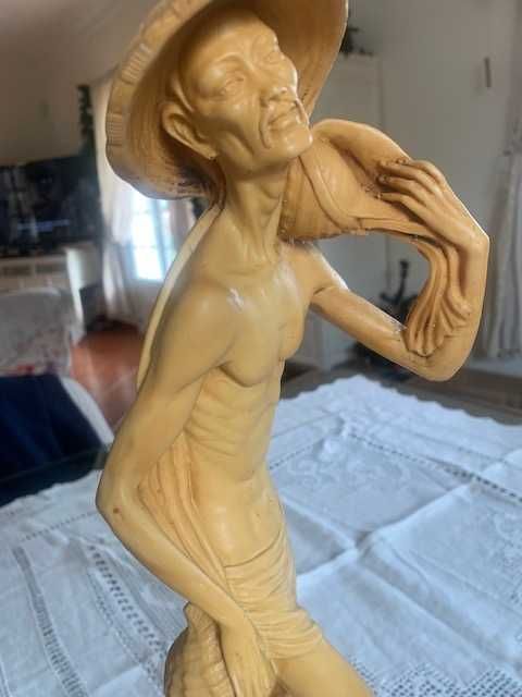 Estatua de Pescador Chinesa