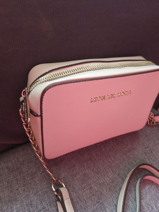 Torebka Michael Kors hit bloger beż logo