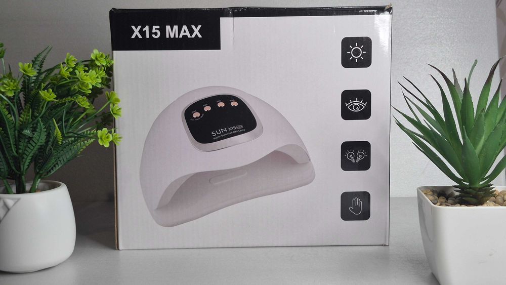 Професійна лампа для манікюру Nail Lamp SUN X 15 MAX 280W UV/LED. Біла лампа+рожеве світло