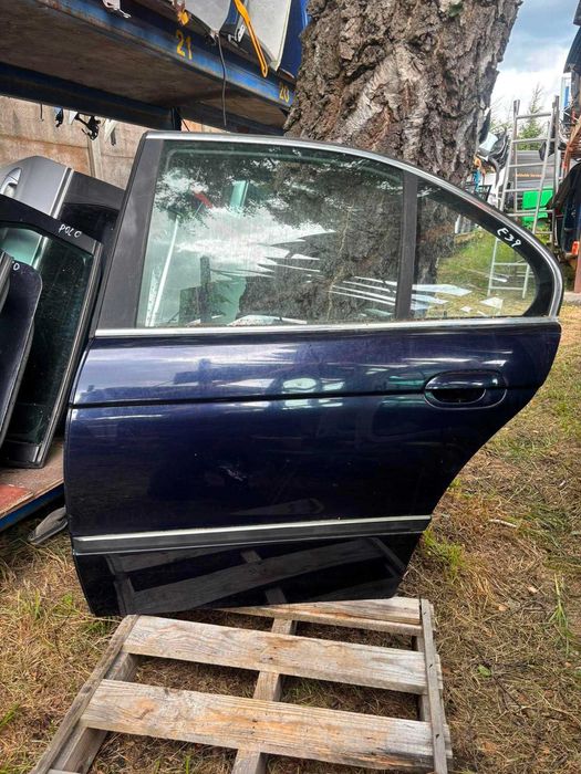 bmw 5 e39 sedan drzwi lewe lewy tył tylne kompletne kpl